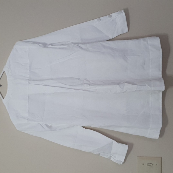 Akris Punto White Mid Button Tunic Top - Picture 7 of 7